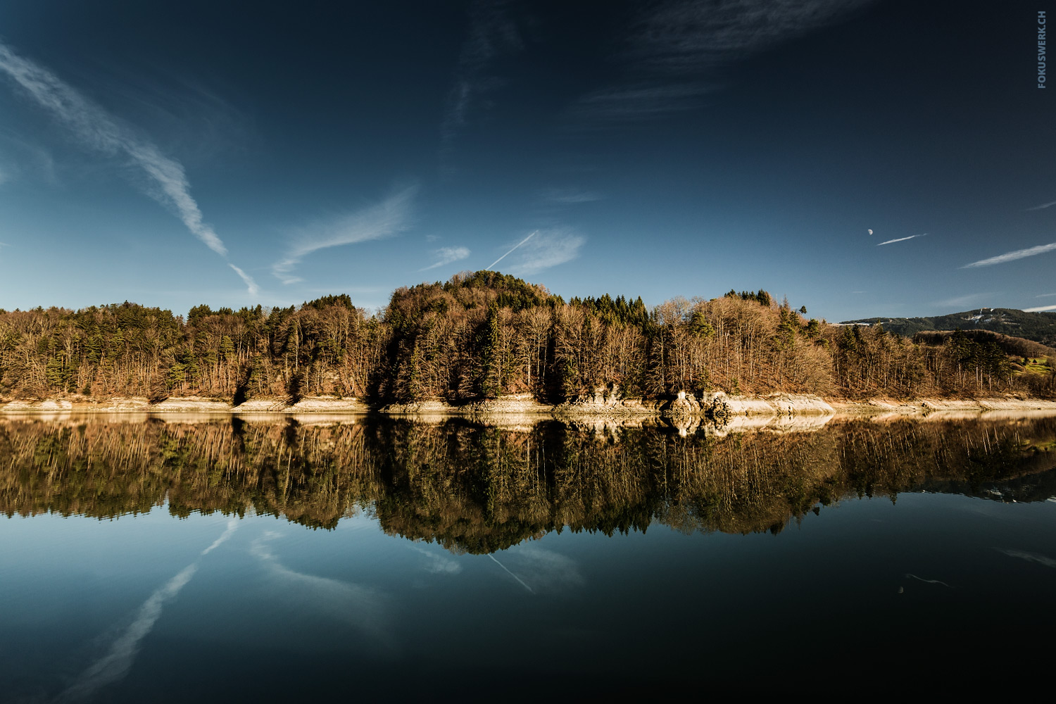 Reflections in the lake of Gruyère #2